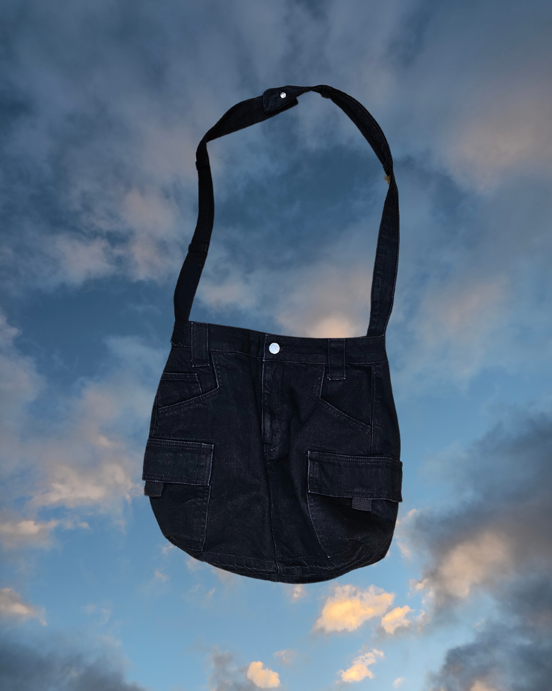 Denim Crossbody Bag